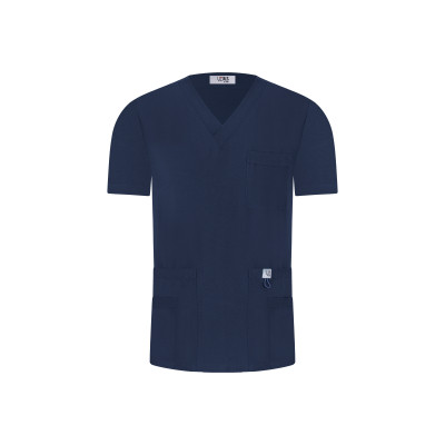 Breathing Scrub Top - Navy Blue / Azul Oscuro